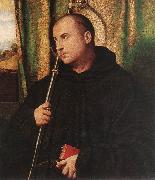MORETTO da Brescia A Saint Monk atg oil